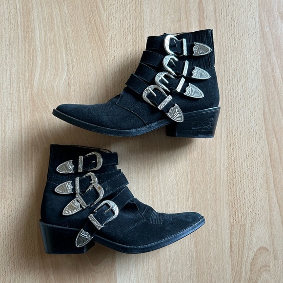 TOGA Pulla Suede Ankle Boots - Picture 1 of 6